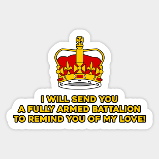 To Remind You of My Love! Sticker